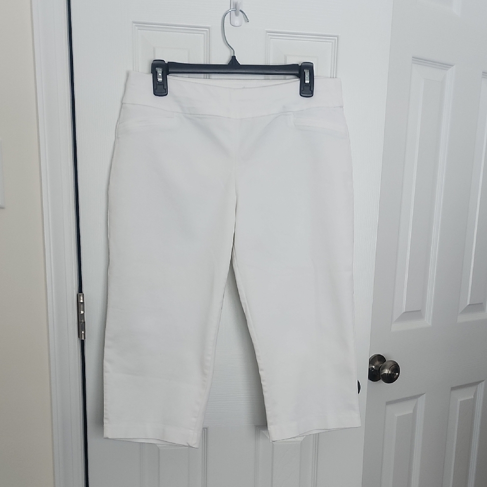 croft & barrow White Capri Pants